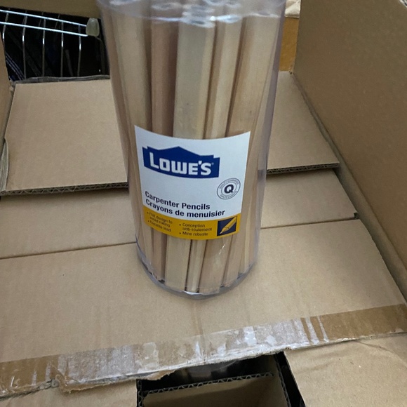 Lowe's Carpenter Pencils Bulk Pack - Flat Wood Design 40pack - Picture 4 of 4